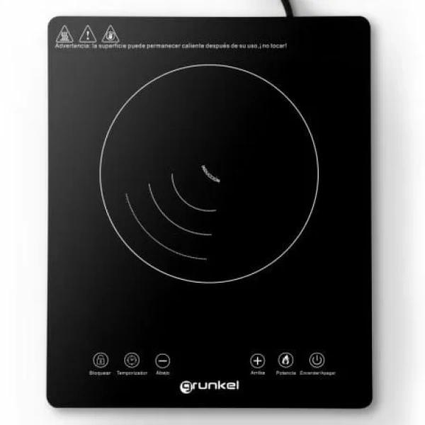 Placa de Inducción Grunkel PIN-2000/ 1 placa de 180mm/ 2000W - Imagen 2