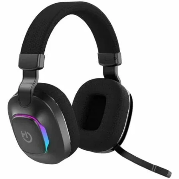 Auriculares Gaming con Micrófono Hiditec Vortex ARGB/ Jack 3.5/ Bluetooth/ Negros - Imagen 3