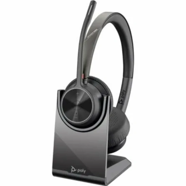 Auriculares Inalámbricos Poly Voyager 4320 + Adaptador BT700 + Base de Carga/ con Micrófono/ Bluetooth/ Negros - Imagen 3