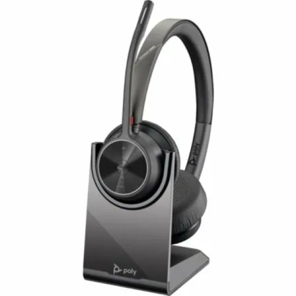 Auriculares Inalámbricos Poly Voyager 4320-M para Microsoft Teams + Adaptador BT700 + Base de Carga/ con Micrófono/ Bluetooth/ Negros - Imagen 2