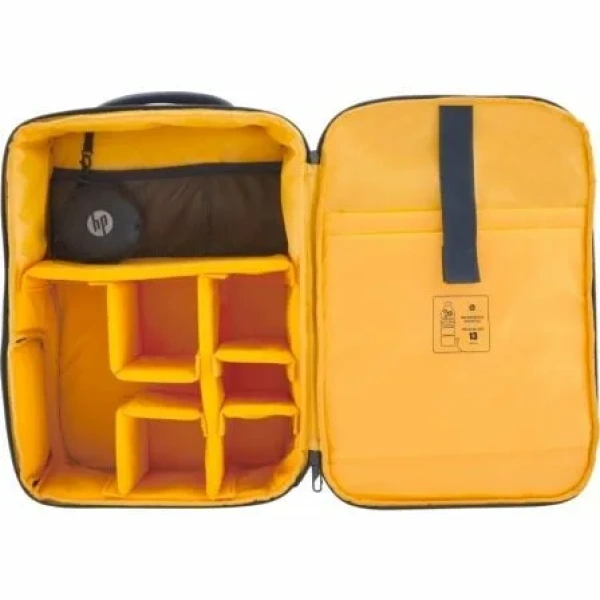 Mochila HP 6M5S3AA Creator para Portátiles hasta 16.1"/ Azul Marino y Amarillo - Imagen 2