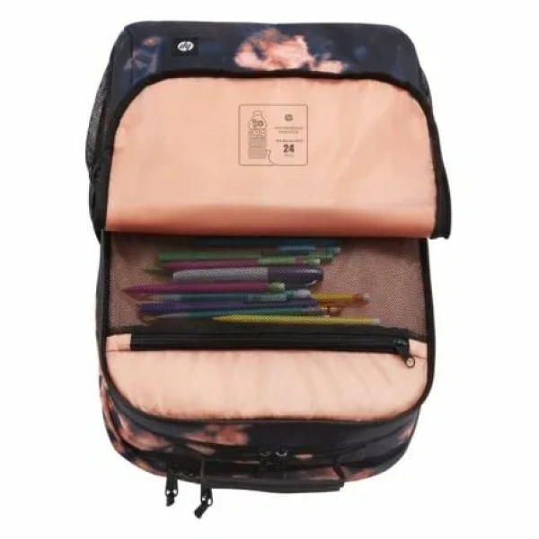 Mochila HP Campus XL 7J593AA para Portátiles hasta 16"/ Negra y Naranja - Imagen 2