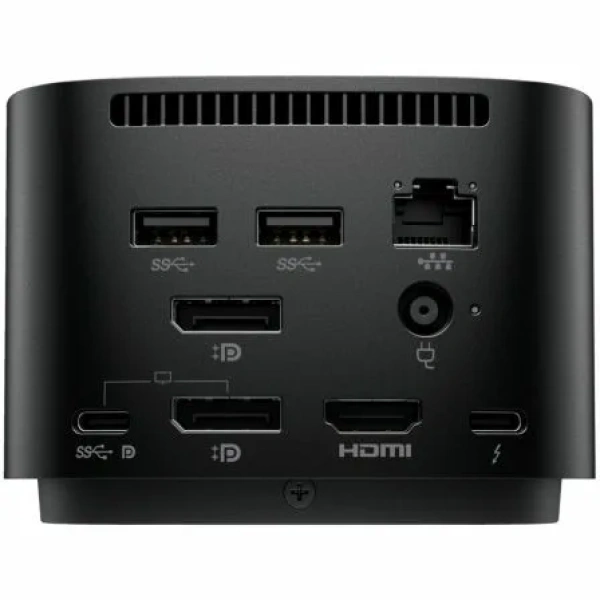 Docking USB Tipo-C HP G4/ 2xUSB/ 2xUSB Tipo-C/ 1xAC/ 1xHDMI/ 1xRJ45/ 2xDisplayPort/ 1xThunderbolt/ 2xUSB PD/ 1xUSB Tipo-C PD/ 2xTarjetas NIC/ Negro - Imagen 2