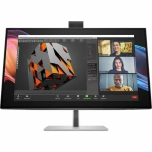 Monitor Profesional HP Pro serie 7 27"/ 4K/ Webcam/ Multimedia/ Regulable en Altura/ Plata