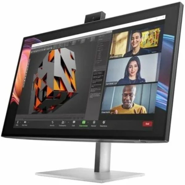 Monitor Profesional HP Pro serie 7 27"/ 4K/ Webcam/ Multimedia/ Regulable en Altura/ Plata - Imagen 2