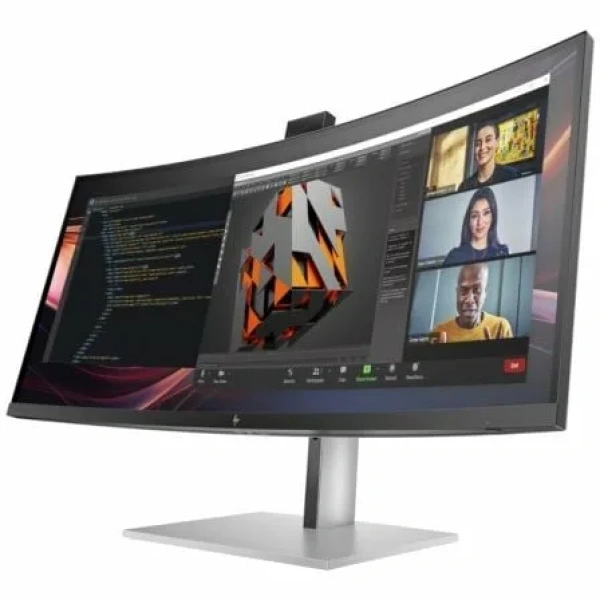 Monitor Profesional Ultraparonámico Curvo HP Pro serie 7 34"/ WQHD/ Webcam/ Multimedia/ Regulable en Altura/ Plata - Imagen 2