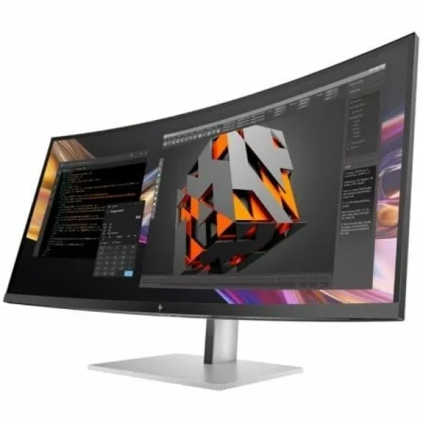 Monitor Profesional Ultraparonámico Curvo HP Pro serie 7 37.5"/ WQHD+/ Multimedia/ Regulable en Altura/ Plata - Imagen 2