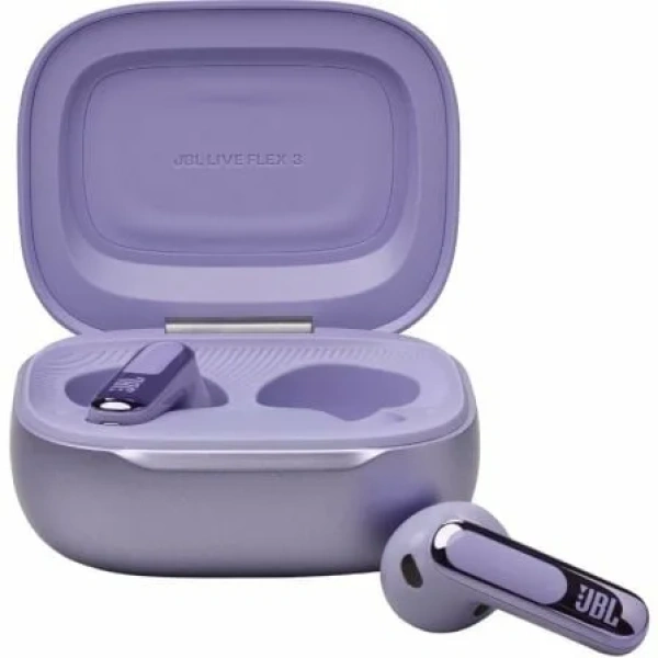 Auriculares Bluetooth JBL Live Flex 3 con estuche de carga/ Autonomía 10h/ Purpura - Imagen 2
