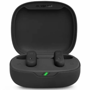 Auriculares Bluetooth JBL Vibe Flex con estuche de carga/ Autonomía 8h/ Negro