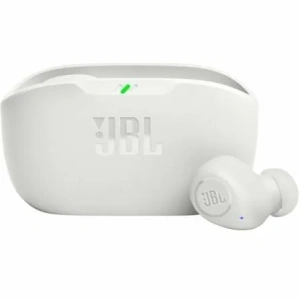 Auriculares Bluetooth JBL Wave Buds con estuche de carga/ Autonomía 8h/ Blancos