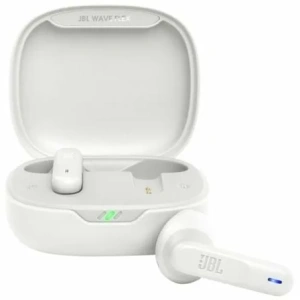Auriculares Bluetooth JBL Wave Flex con estuche de carga/ Autonomía 8h/ Blancos