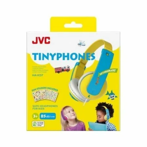 Auriculares Infantiles JVC HA-KD7/ Jack 3.5/ Amarillos - Imagen 2