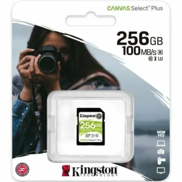 Tarjeta de Memoria Kingston CANVAS Select Plus 256GB SD XC/ Clase 10/ 100MBs - Imagen 3