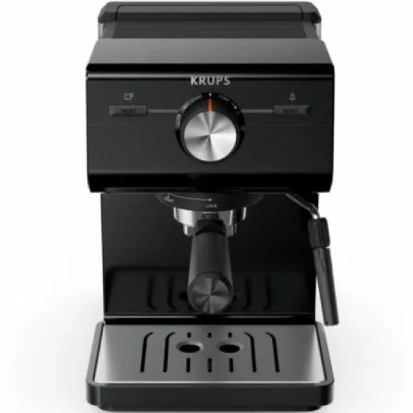 Cafetera Expreso Krups Authentic XP381810/ 1140W/ 15 Bares/ Negra - Imagen 2