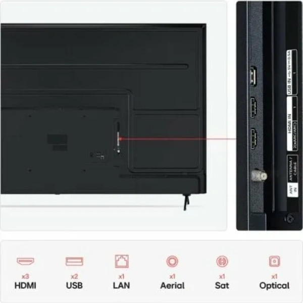 Televisor LG UHD 75UA75006LA 75"/ Ultra HD 4K/ Smart TV/ WiFi - Imagen 3