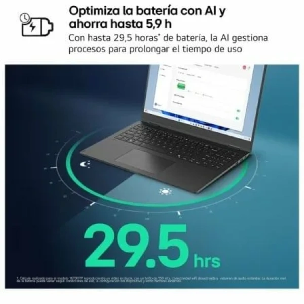 Portátil LG Gram 14Z90S-V.AP75B Intel Core Ultra 7-155H/ 16GB/ 512GB SSD/ 14"/ Win11 Pro - Imagen 3