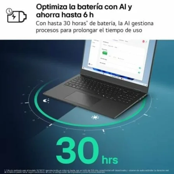 Portátil LG Gram 14Z90T-V.AP55B Intel Core Ultra 5-225H/ 16GB/ 512B SSD/ 14"/ Win11 Pro - Imagen 3