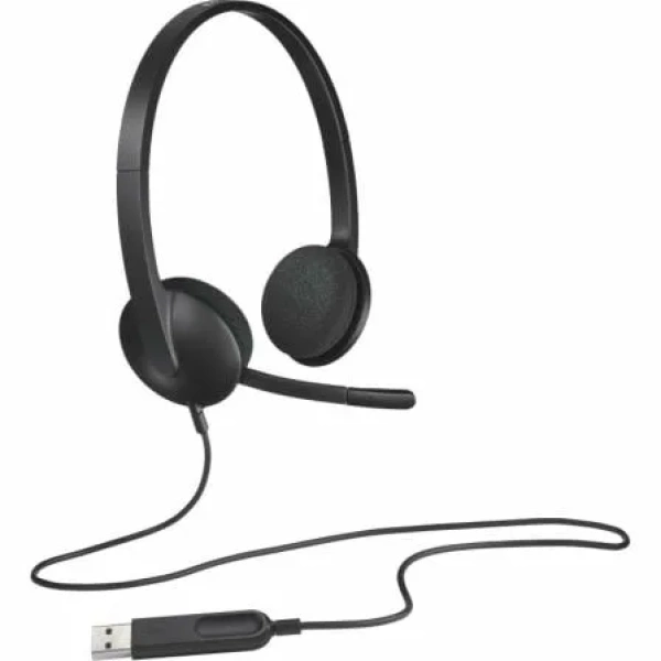 Auriculares Logitech H340/ con Micrófono/ USB/ Negros - Imagen 2