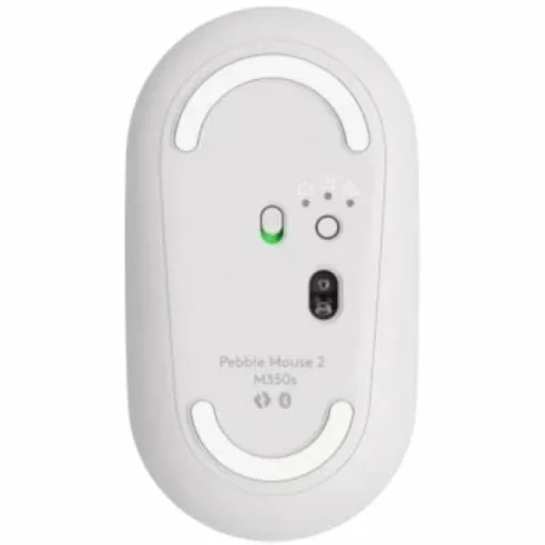 Ratón Inalámbrico Logitech Pebble 2 M350S/ Hasta 1000 DPI/ Blanco - Imagen 3