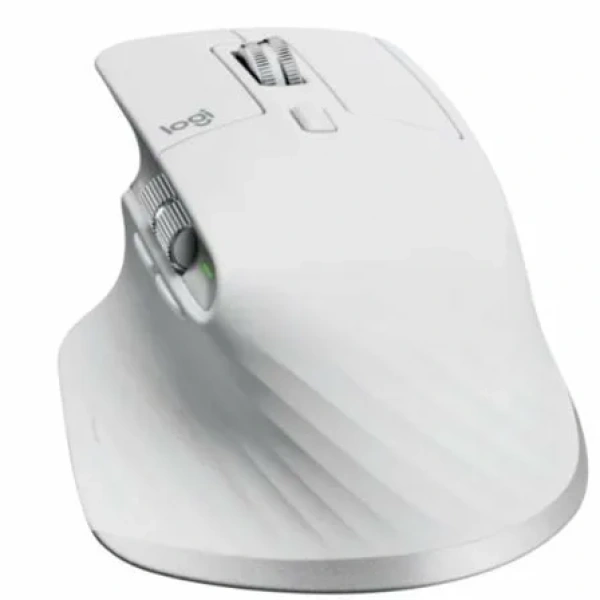 Ratón Ergonómico Inalámbrico por Bluetooth Logitech MX Master 3S/ Batería recargable/ Hasta 8000 DPI/ Gris Pálido - Imagen 2