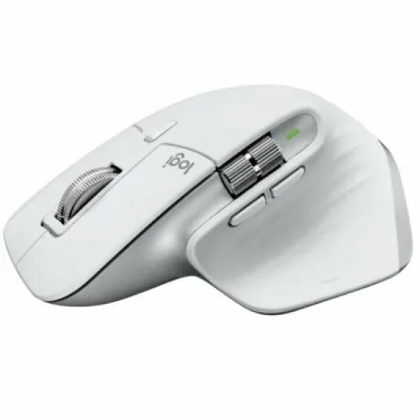 Ratón Ergonómico Inalámbrico por Bluetooth Logitech MX Master 3S/ Batería recargable/ Hasta 8000 DPI/ Gris Pálido - Imagen 3