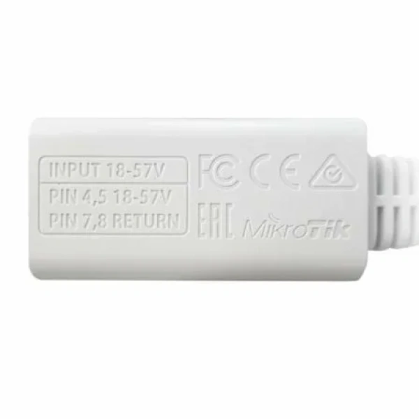 Adaptador Inyector PoE Mikrotik RBGPOE - Imagen 2