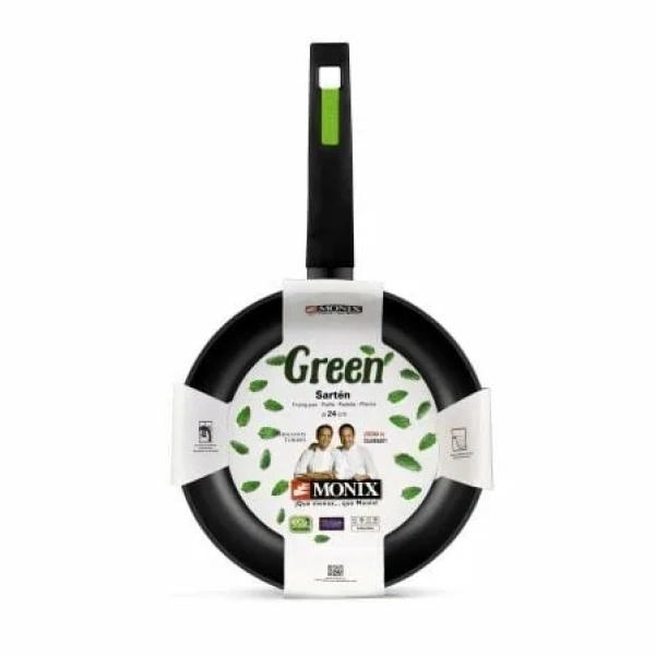 Sartén Monix Green M481226/ Ø26cm/ Aluminio forjado/ Apta para Inducción - Imagen 2