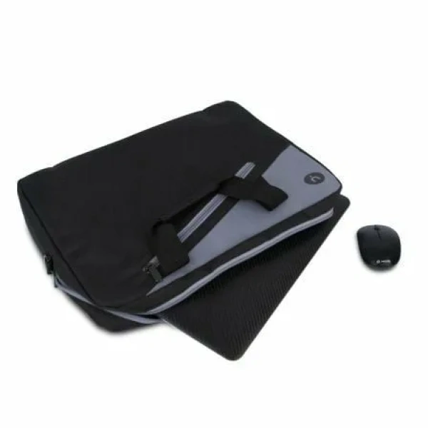 Maletín + Ratón Inalámbrico Monray Master Kit para Portátiles hasta 15.6"/ Negro - Imagen 2
