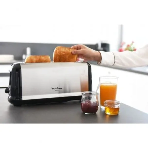 Tostador Moulinex Subito Select LS260800/ 1000W/ Plateado y Negro - Imagen 3