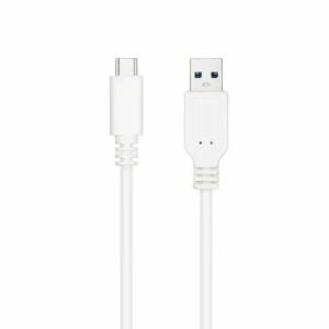 Cable USB 3.1 Nanocable 10.01.4002-W/ USB Tipo-C Macho - USB Macho/ 2m/ Blanco