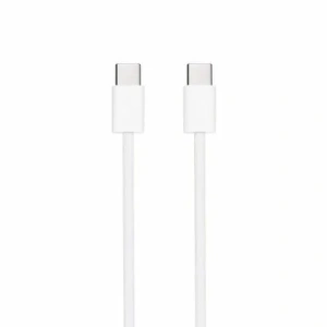Cable USB 2.0 Tipo-C Nanocable 10.01.6001-CO/ USB Tipo-C Macho - USB Tipo-C Macho/ Hasta 60W/ 480Mbps/ 1m/ Blanco