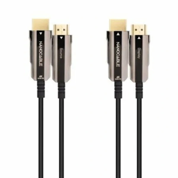 Cable HDMI 2.0 AOC 4K Nanocable 10.15.2015/ HDMI Macho - HDMI Macho/ 15m/ Negro - Imagen 2