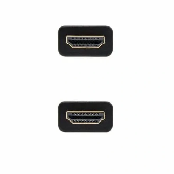 Cable HDMI 2.0 4K Nanocable 10.15.3710/ HDMI Macho - HDMI Macho/ 10m/ Negro/ Azul - Imagen 3