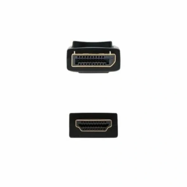 Cable Conversor Nanocable 10.15.4300/ Displayport Macho - HDMI Macho/ 50cm/ Negro - Imagen 3