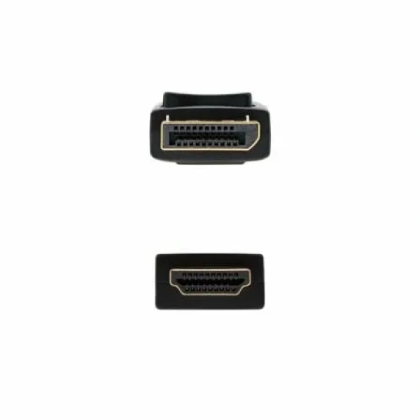 Cable DisplayPort Nanocable 10.15.4302/ DisplayPort Macho - HDMI Macho/ 2m/ Negro - Imagen 2