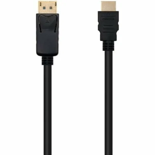Cable DisplayPort Nanocable 10.15.4305/ DisplayPort Macho - HDMI Macho/ 5m/ Negro - Imagen 2