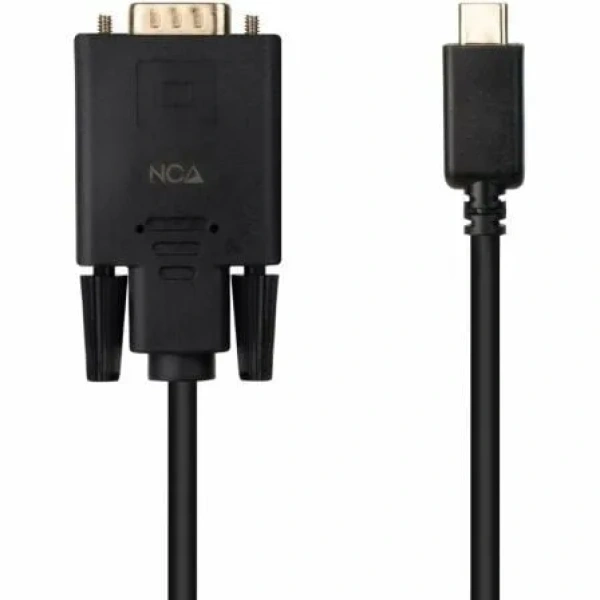 Cable Conversor Nanocable 10.15.5202/ USB Tipo-C Macho -VGA Macho/ 1.8m/ Negro - Imagen 2