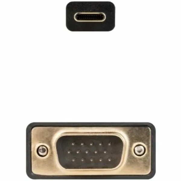 Cable Conversor Nanocable 10.15.5202/ USB Tipo-C Macho -VGA Macho/ 1.8m/ Negro - Imagen 3