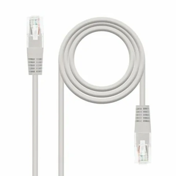 Cable de Red RJ45 UTP Nanocable 10.20.0100 Cat.5e/ 50cm/ Gris - Imagen 2