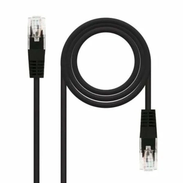 Cable de Red RJ45 UTP Nanocable 10.20.0103-BK Cat.5e/ 3m/ Negro - Imagen 2