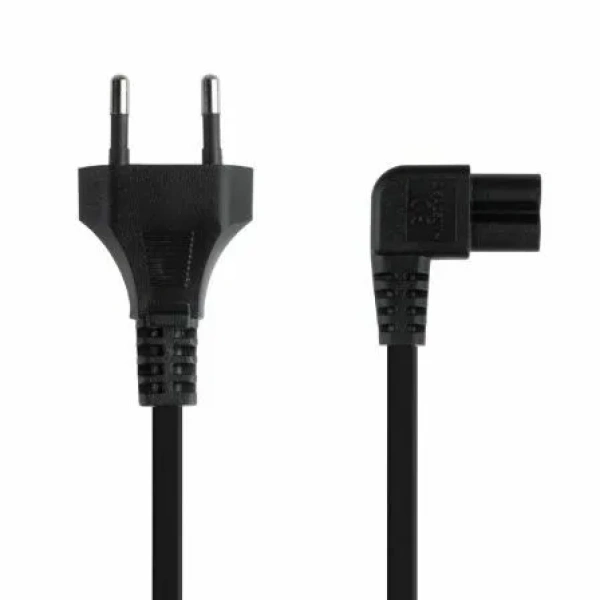 Cable Alimentación Acodado Nanocable 10.22.0503/ CEE7/16 Macho - C7 Hembra/ 3m/ Negro - Imagen 2