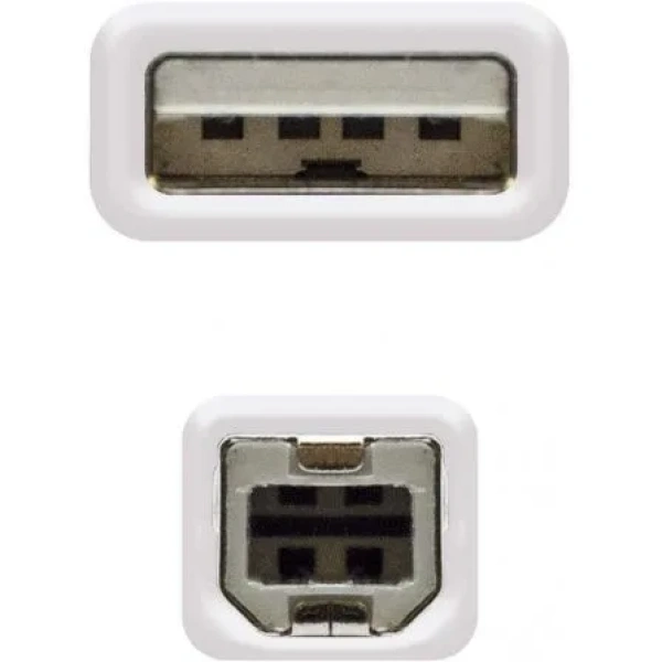 Cable Alargador USB 2.0 Nanocable 10.01.0204/ USB Macho - USB Hembra/ 3m/ Beige - Imagen 3