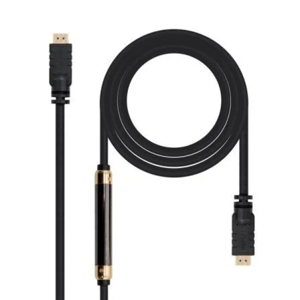 Cable HDMI Nanocable 10.15.1830/ HDMI Macho - HDMI Macho/ 30m/ Negro - Imagen 2