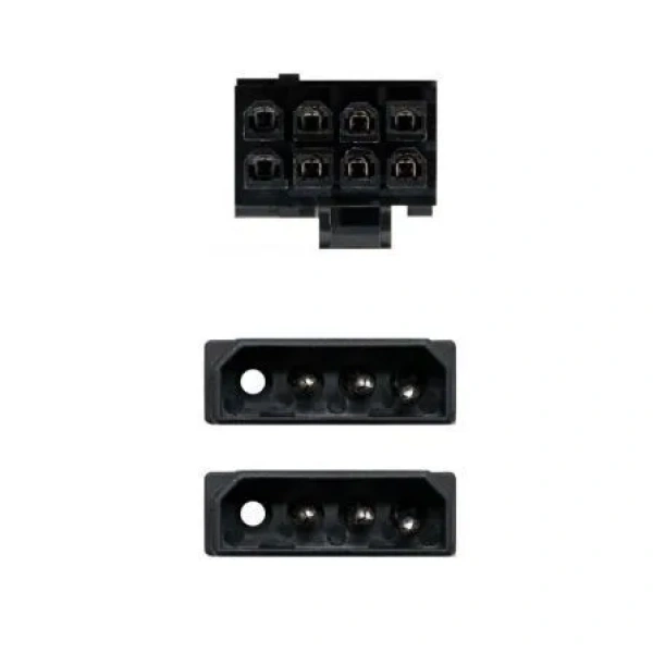 Cable de Alimentación Tarjeta Gráfica Nanocable 10.19.1201/ 2x Molex Macho - 6+2 PIN Macho/ 20cm - Imagen 2