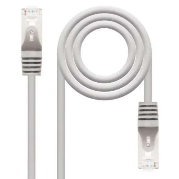 Cable de Red RJ45 FTP Nanocable 10.20.0801/ Cat.6/ 1m/ Gris - Imagen 2