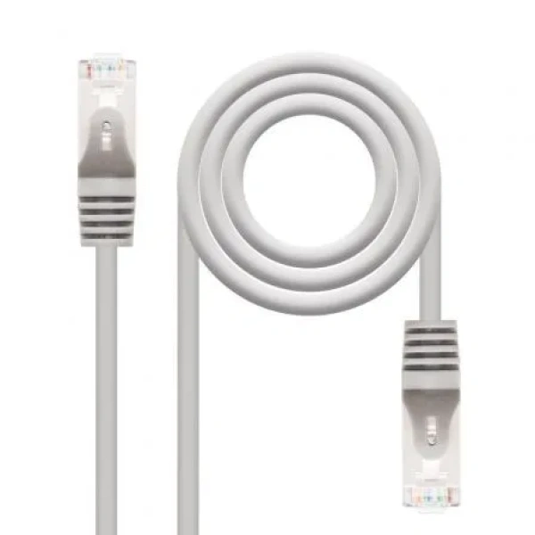 Cable de Red RJ45 FTP Nanocable 10.20.0810 Cat.6/ 10m/ Gris - Imagen 2