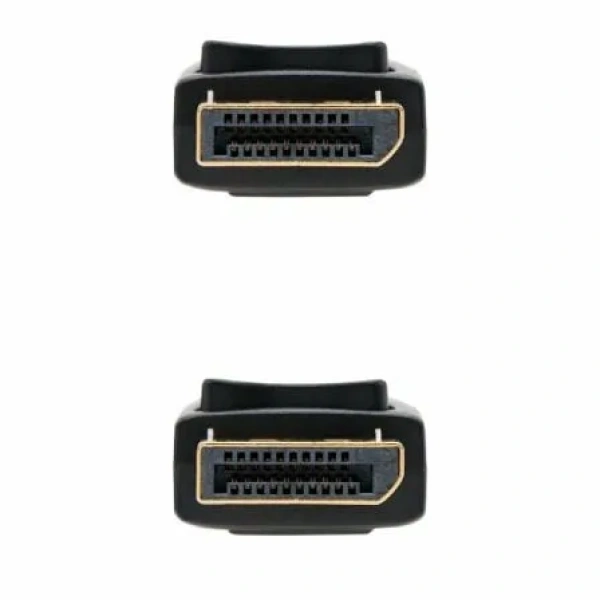 Cable DisplayPort 1.2 4K Nanocable 10.15.2300/ DisplayPort Macho - DisplayPort Macho/ 50cm/ Negro - Imagen 3