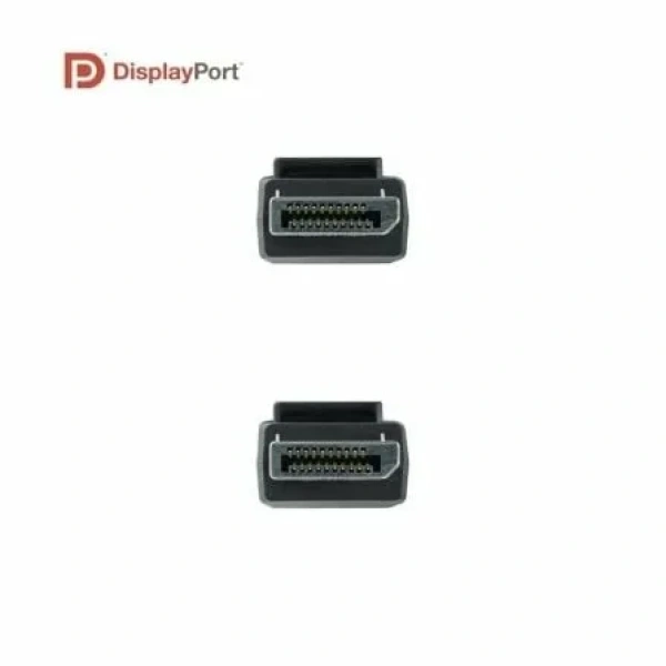 Cable DisplayPort 1.4 8K Nanocable 10.15.2501-L150/ DisplayPort Macho - DisplayPort Macho/ 1.5m/ Certificado/ Negro - Imagen 3
