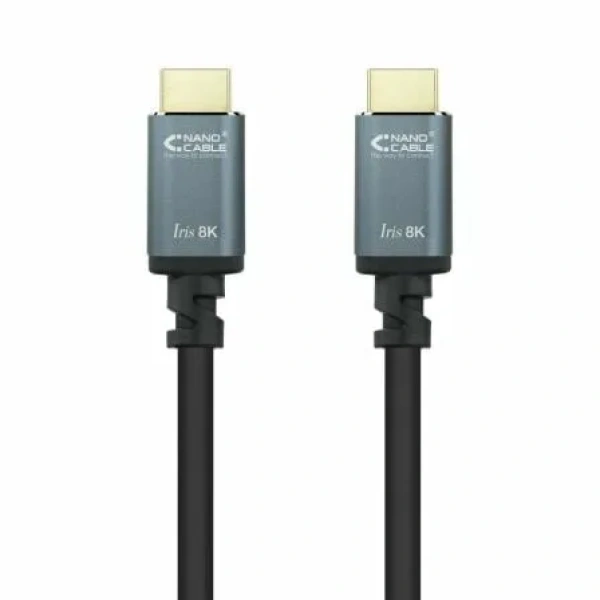 Cable HDMI 2.1 8K Nanocable 10.15.8001-L150/ HDMI Macho - HDMI Macho/ 1.5m/ Negro