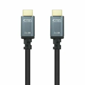 Cable HDMI 2.1 8K Nanocable 10.15.8001/ HDMI Macho - HDMI Macho/ 1m/ Negro